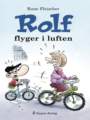 cover image of Rolf flyger i luften